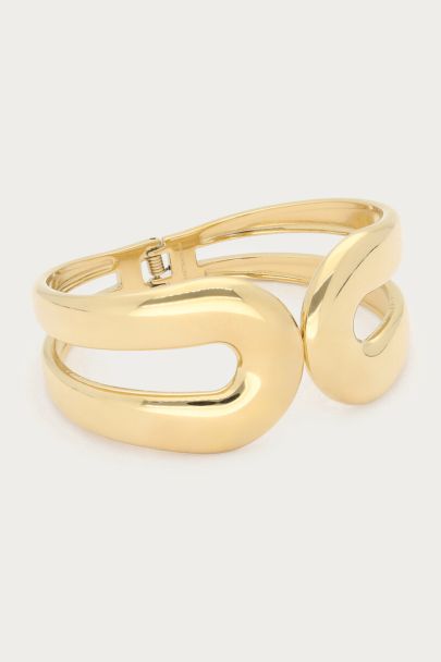 Bold open statement bangle