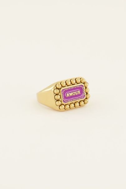 Bold Spirit ring roze amour bedel | My Jewellery