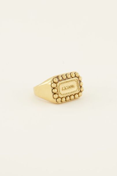 Bold Spirit Ring mit Amour-Charm