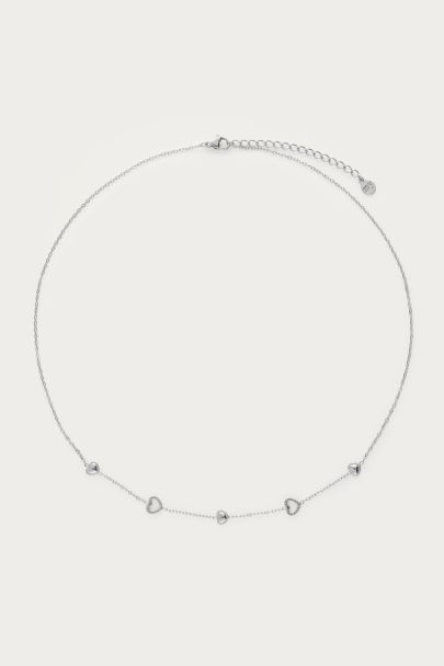 Botanical Kette mit offenen Herzen