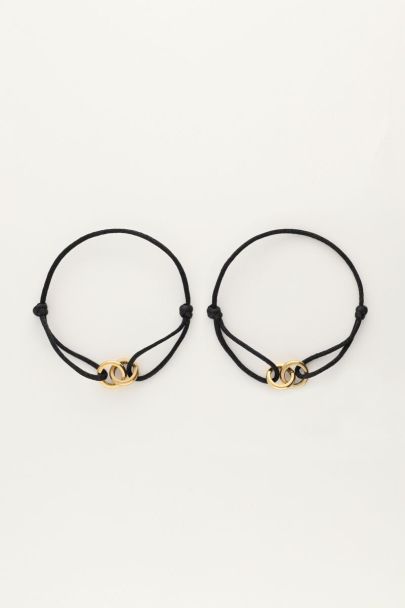 Bracelet noir Forever Connected