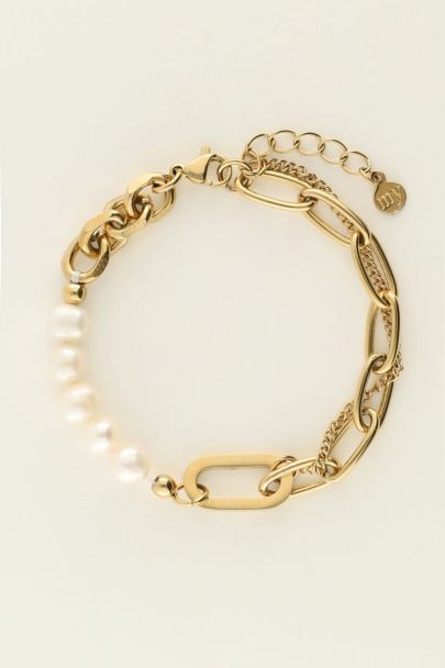 Chain bracelet with pearls | My Jewellery