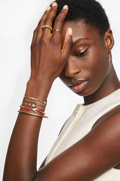 Armband met drie klavertjes 