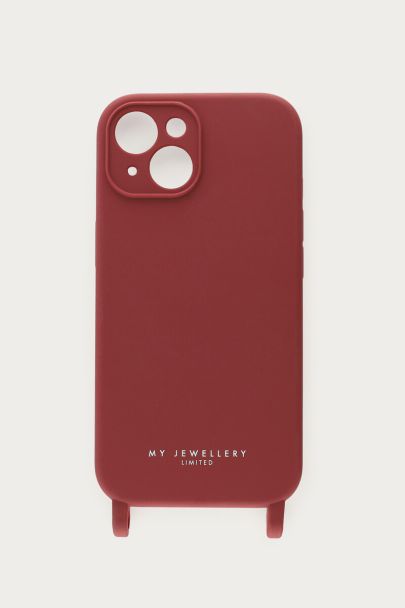 Burgundy phone case silicone 
