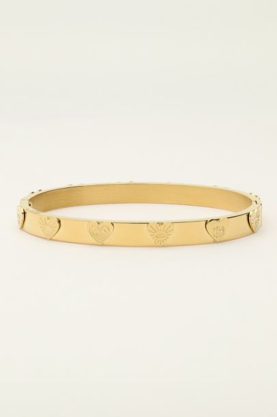 Candy Armreif mit Herzen 