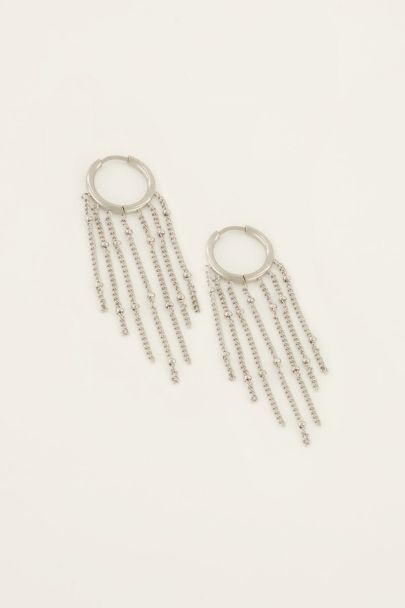 Oorringen met kettingen & bolletjes | My Jewellery