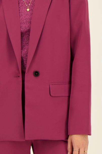 Blazer oversize fushia