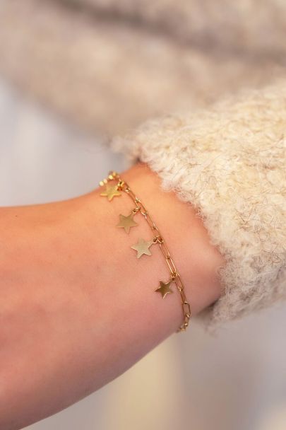 Universe armband met kleine sterretjes 