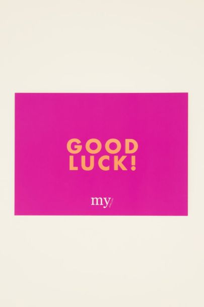 Good luck card | My Jewellery