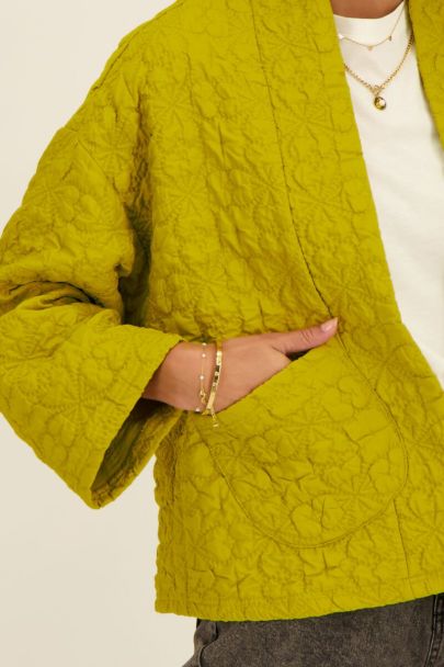 Veste matelassée verte