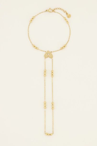 Bracelet with heart and strass | My Jewellery 
