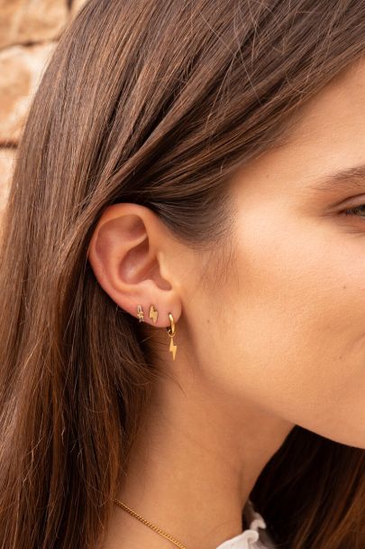 Boucles d’oreilles avec éclair 