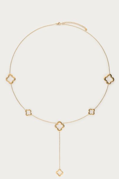 Sautoir Iconic avec trèfles