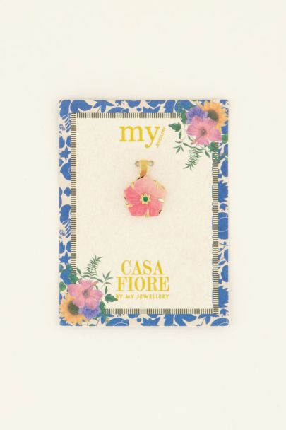Casa fiore bedel roze hibiscus bloem | My Jewellery