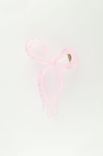 Light pink claw clip bow | My Jewellery
