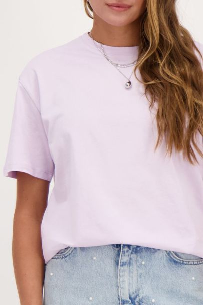 Lilac T-shirt don't look back