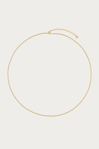 Lange ketting met ronde schakels