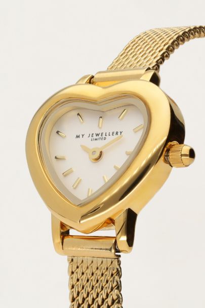 Love horloge met hartje
