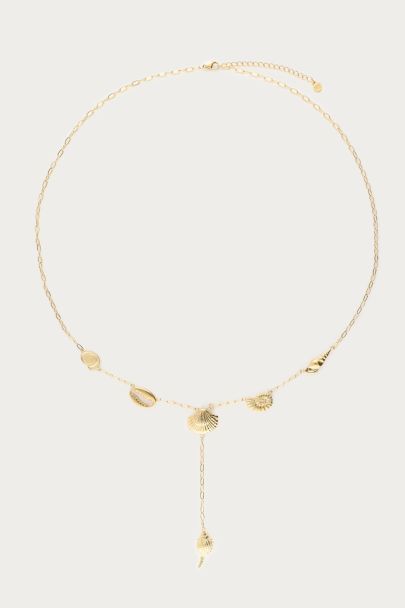 Collier à charms Mer avec coquillages