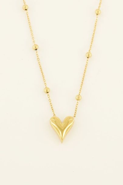 Mid-length necklace with heart | My Jewellery