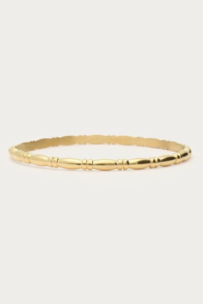 Bracelet jonc Midnight effet bambou