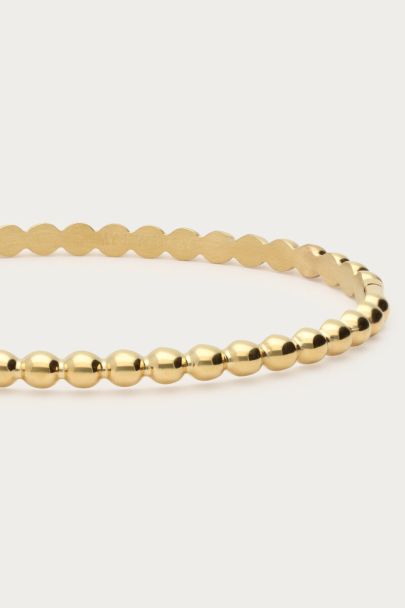 Bracelet jonc Midnight à pois