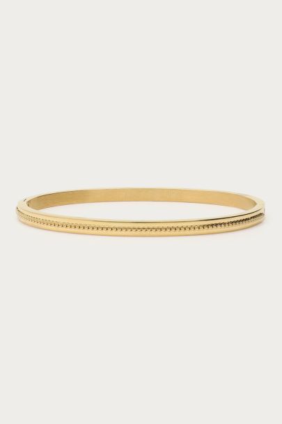 Bracelet rigide Midnight à relief
