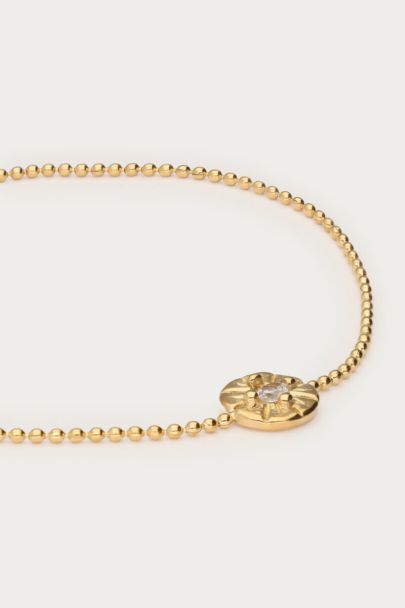 Bracelet cercle Midnight avec strass