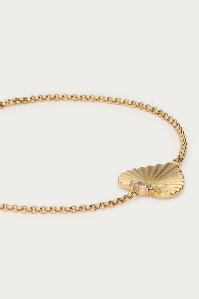 Bracelet Midnight avec cœur rayé 