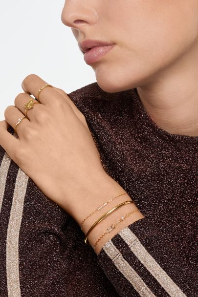 Bracelet Midnight avec de fins strass