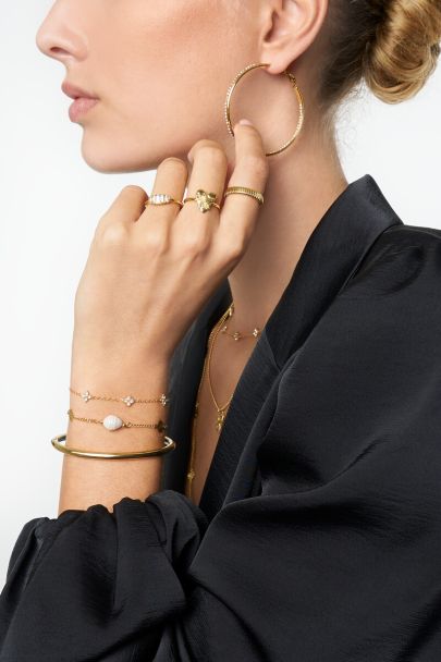 Bracelet Midnight avec perle d'eau douce