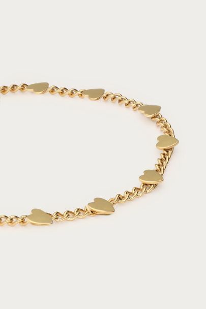 Bracelet Midnight avec petits cœurs 