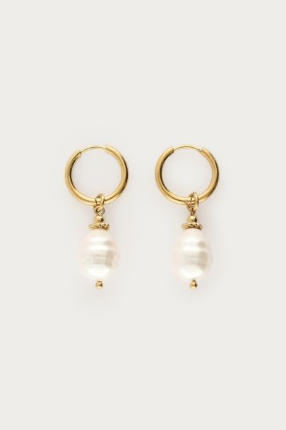 Boucles d’oreilles Midnight avec perles d’eau douce