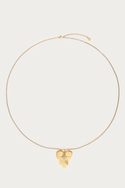 Midnight lange statement ketting hartjes ster