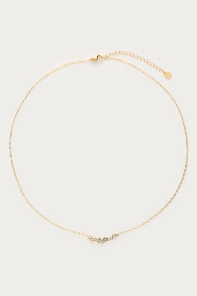 Midnight ketting met fijne strass