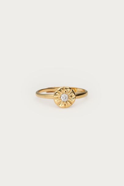Bague Midnight cercle avec strass