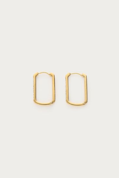 Boucles d’oreilles Midnight carrées midi
