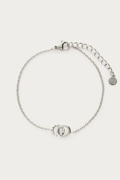 Bracelet minimaliste double cercle