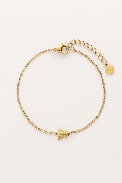 Minimalist bracelet with butterfly | My Jewellery