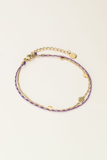 Minimalistisches doppeltes Armband 