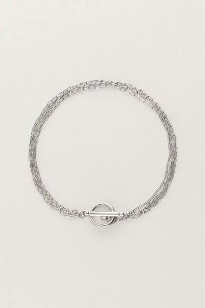 Minimalist bracelet with 4 chains and clasp | My Jewellery