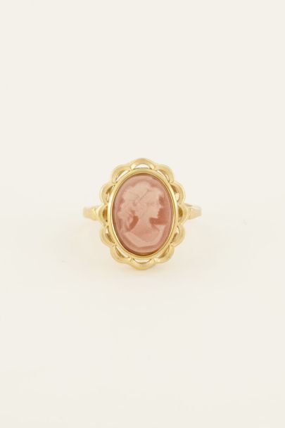 Bold Spirit roze cameo ring | My Jewellery