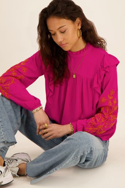 lengte Eerbetoon Scheiden Embroidery blouse | Geborduurde blouse | My Jewellery