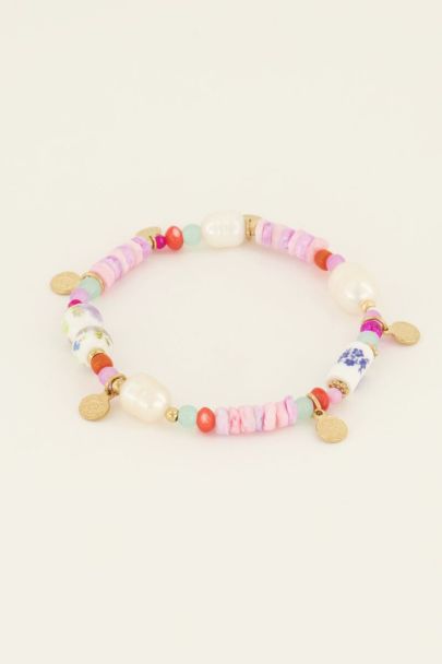 Sunchasers coin bracelet with beads | My Jewellery