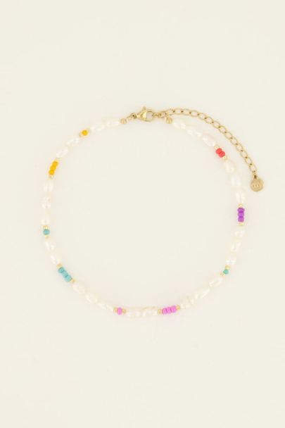 Sunchasers pearl anklet with beads