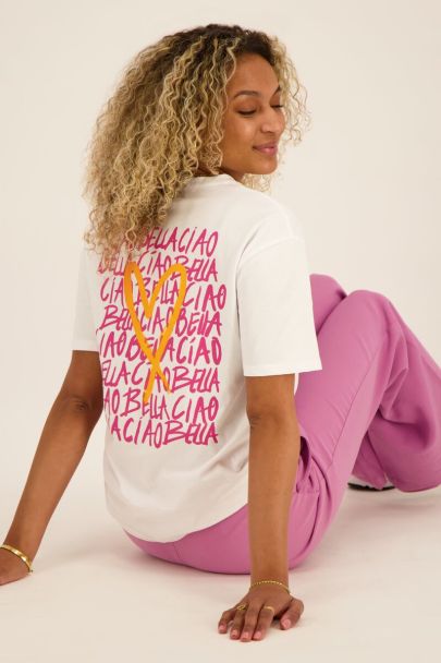 Shirt achterkant print outlet