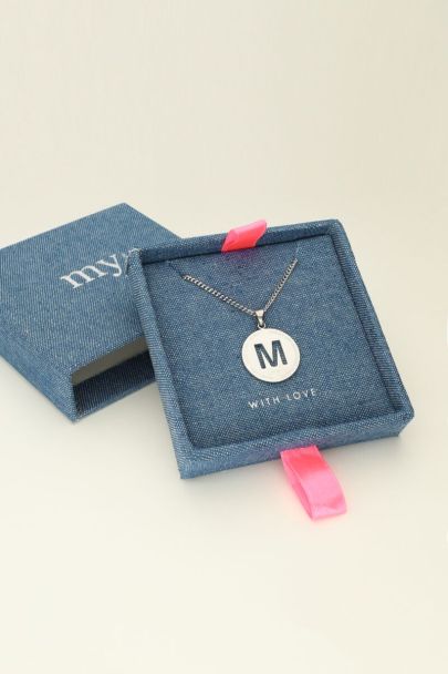 Ketting met open initial