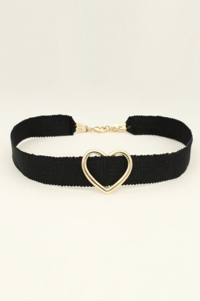 Verstellbarer Choker mit Herz