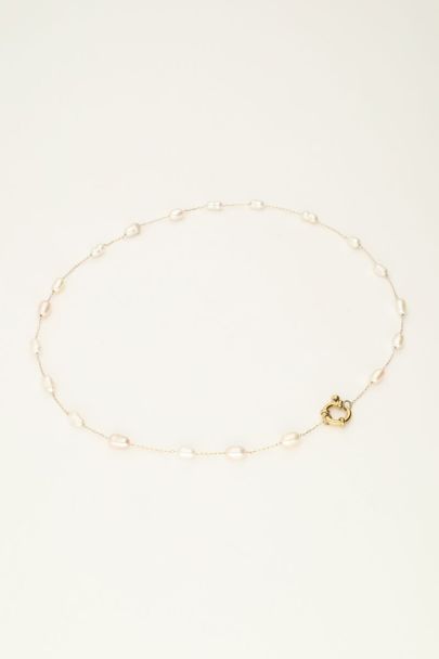 Collier minimaliste avec perles 