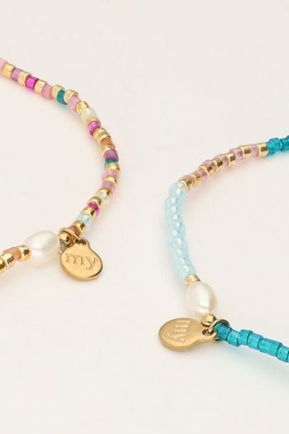 Multicoloured bracelet set miyuki